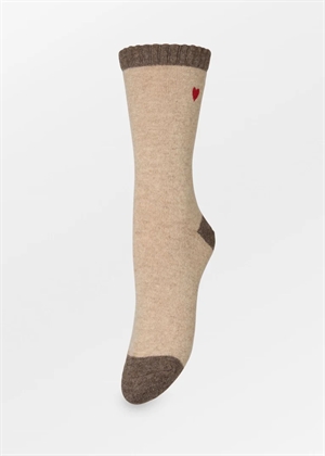 Hearty wola sock Pine Bark Becksøndergaard